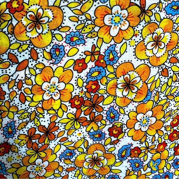 Warm NY Cotton Floral Print Long Sleeve Boho Peasant Blouse Top Size S - Picture 7 of 14